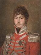 unknow artist Portrait of an officer,half-length,wearing a red coat and the swedish military order of the sword oil painting picture wholesale
